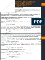 Diferansiyel Denklemler 4. SLAYT PDF