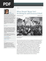 Download When Zionist Meant Jew Revisiting the 1968 Events in Poland by  Z Word SN6428413 doc pdf