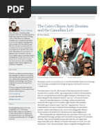 Download The Cairo Clique Anti-Zionism and the Canadian Left by  Z Word SN6428416 doc pdf