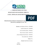 Trabalho Redes de Abastecimento de Água PDF