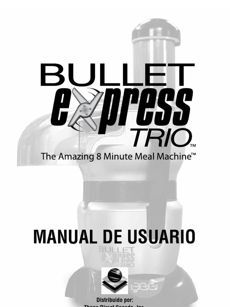 Bullet Express Extractor | PDF | Engranaje | Alimentos