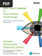 U11 Cyber Security and Incident Management Task SAM PDF