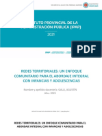 Clase 2 - Redes Territoriales e Infancias