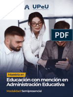 Brochure Administración Educativa PDF