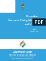 Evm-Vvpat Manual 2022 PDF