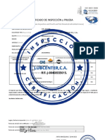 Certificado Montacarga Modificado