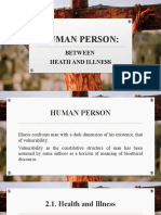 Chapter II Human Person Between Health and Illness