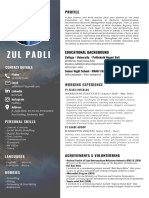CV - Zul Padli 2 PDF