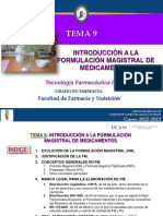 Tema 9. Elaboración Magistral de Medicamentos 22 - 23