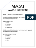 Amcat Sample Qa PDF