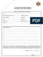 Formulario Unico de Tramite Espinar PDF