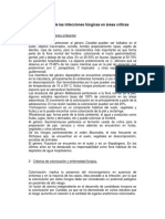 Epidemiología de las infecciones fúngicas en áreas críticas