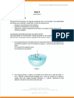 Guía 2 Ley de Gauss PDF