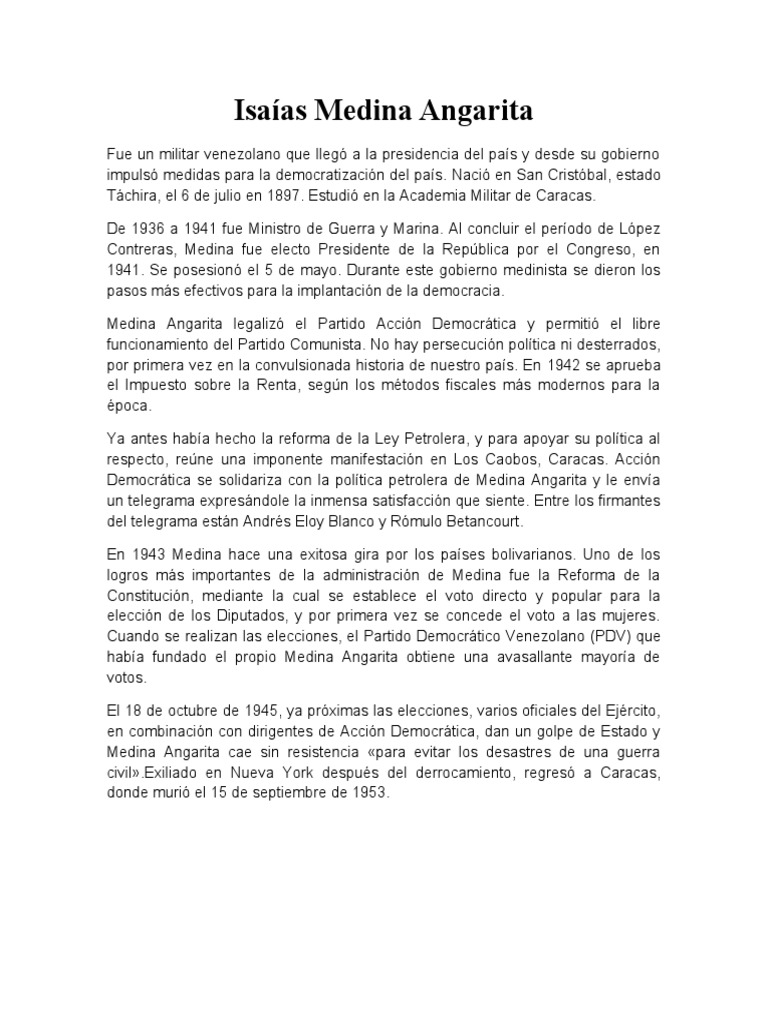 Isaías Medina Angarita PDF