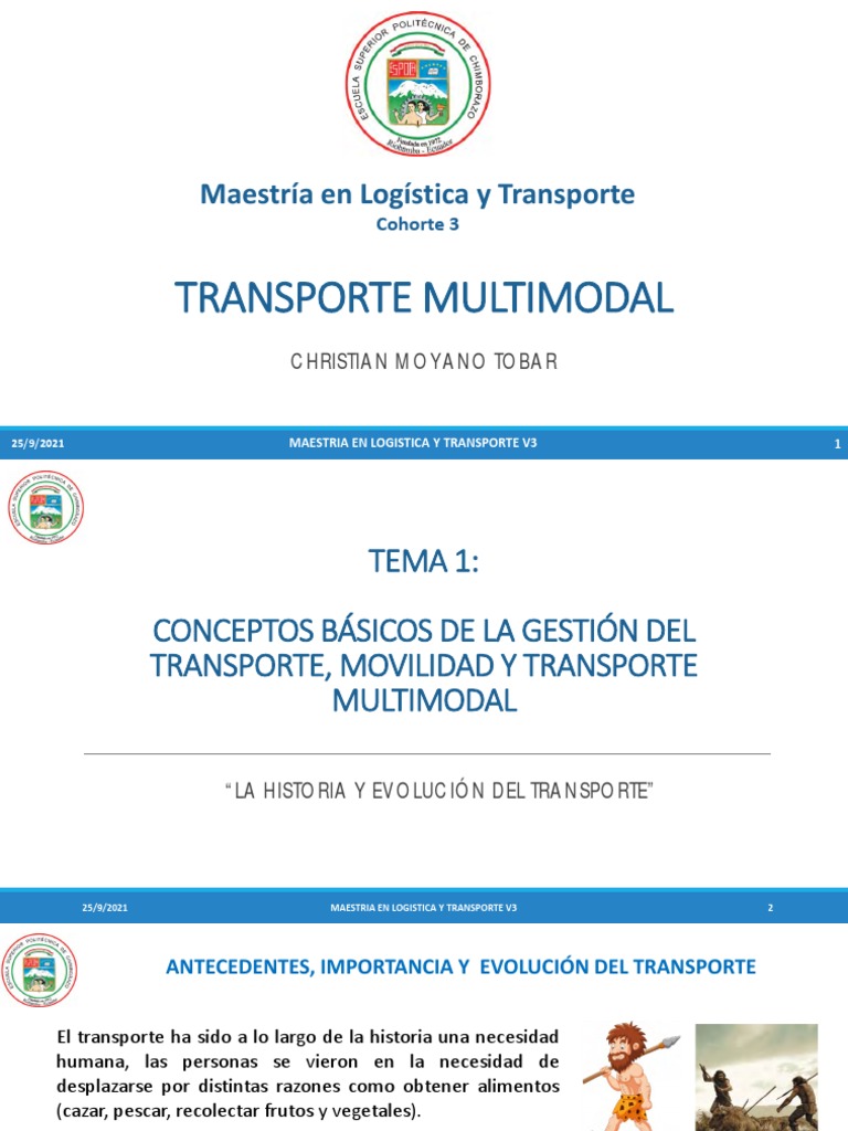 Historia y Evolución del Transporte | PDF