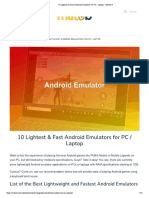 10 Lightest & Fast Android Emulators for PC _ Laptop - Matob R.pdf