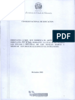 D5r Ordenanza No 11 2003 Que Modifica El Articulo II de La Ordenanza 02 2002 Sobre Revalida de Titulos y Diplomas de Estudiospdf PDF