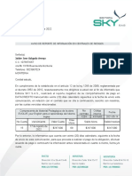 Reporte de información negativa en centrales de riesgos por mora en pago de obligación adquirida