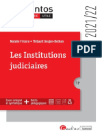 Mémentos: Les Institutions Judiciaires