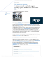 BNamericas - Perú Firma Contrato Con Acciona para Construir y Operar Dos Líneas de Trasmisión PDF