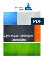 06 - Algebra de Boole e Simplicação PDF