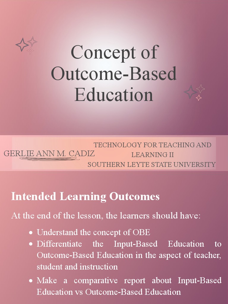 Concept of Education Gerlie Ann M. Cadiz PDF