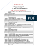 R19 - Mech - Turbo Machinery - Mechanical - Sample Questions Bank PDF