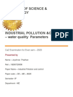 Industrial Pollution and Control - OE ME 802D PDF