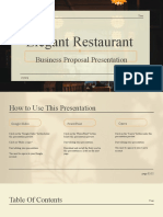 Beige and Light Brown Minimal Neutral Elegant Restaurant Business Proposal Presentation