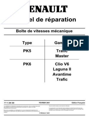 Cables de commandes de vitesses avec mécanisme pour Renault Mégane II