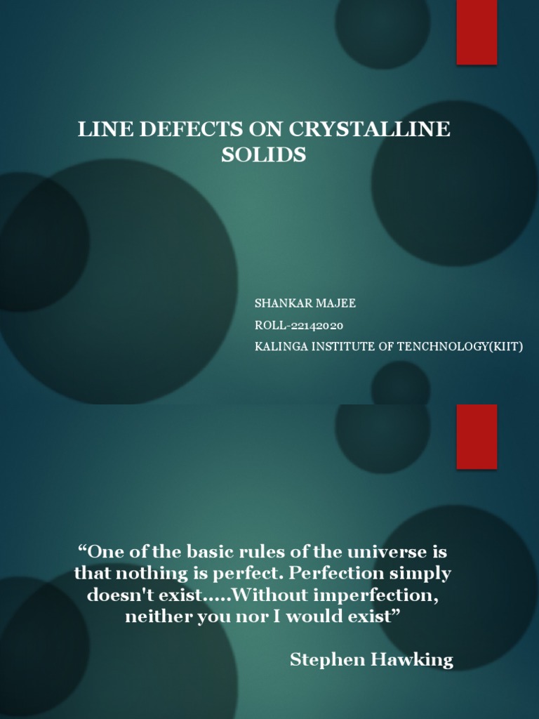 Linear Defects | PDF | Dislocation | Crystallographic Defect