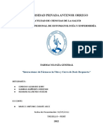 Interacciones de Fármacos in Vitro y Curva de Dosis Respuesta PDF