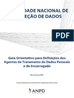 Guia Orientativo para Definições Dos Agentes de Tratamento de Dados Pessoais e Do Encarregado - 2021 - ANPD PDF