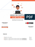 PRONIED Instructivo Mesa Partes Virtual