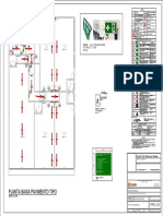 Planta arquitetônica com detalhes de acessibilidade