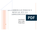 Desarrollo físico y sexual en la adolescencia