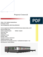 Proposta de Sistema de Corte a Laser de Fibra