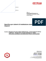 Relazione Generale Staffaggi Elettrico - Ventilazione - Idrico PDF