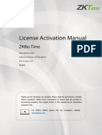 ZKBio Time License Activation Manua-20230322 PDF