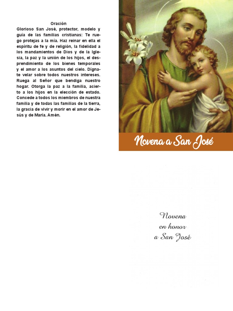 Novena A San Jose - Final PDF | PDF