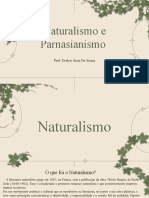 Naturalismo e Parnacianismo