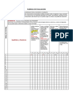 Rubrica de Evaluacion 2