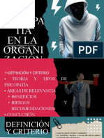 Psicopatia en La Organizacion