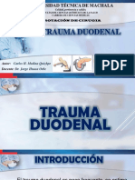 MEDINA QUIZHPE CARLOS HUGO - Trauma Duodenal 21-10-22 PDF