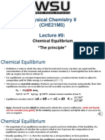 Chemical Equilibrium Constant Calculations