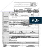 Plan de Acción Correctiva Interno, Entrega de Dotacion 202-2023