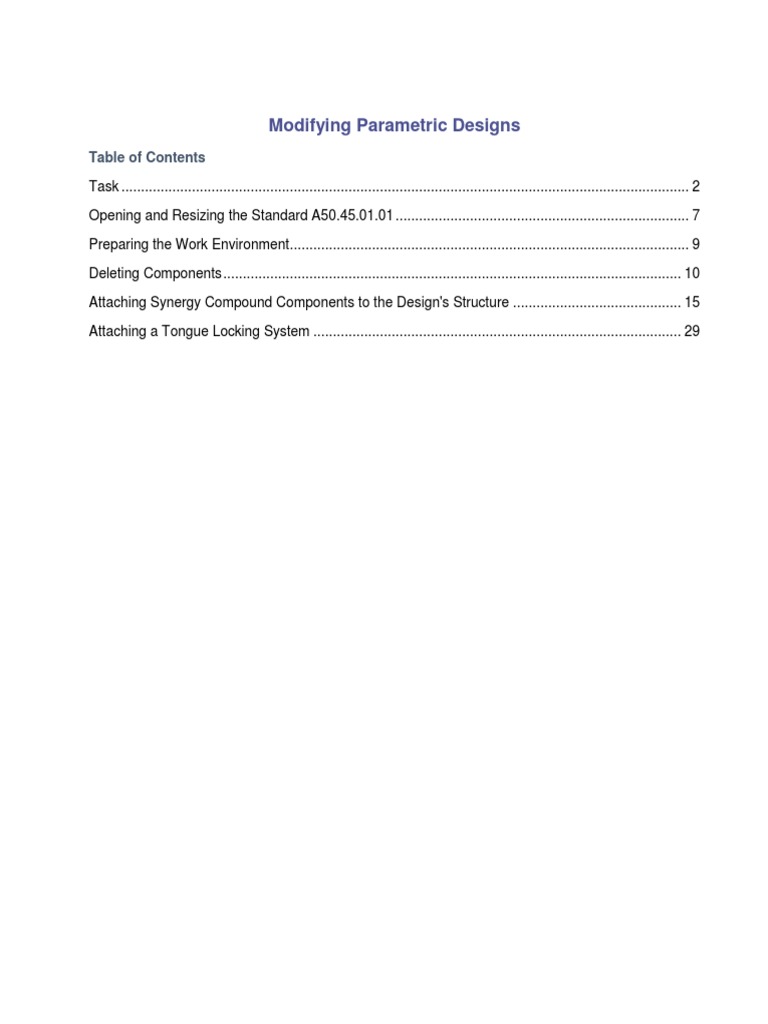EngView Package: Modifying Designs | PDF