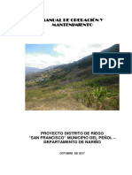 Manual de Operación y Mantenimiento - Peñol PDF