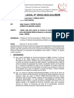 Informe #032 - Opinión Legal Sobre Convenio Con Asociacion Recicladores