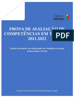 PACT - Guião de Elaboração Dos Relatórios Intermédio e Final 2022.2023